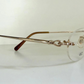 Royale Cup 80s vintage glasses -gold rimless frame