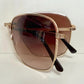 Christian Dior Monsieur Foldable Vintage Sunglasses - 2287 80s golden frames