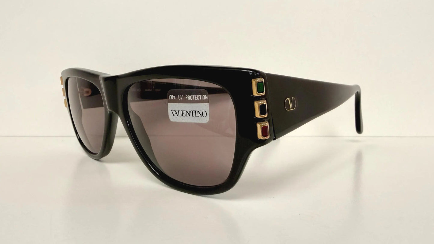 Valentino 90s vintage sunglasses - black square frames