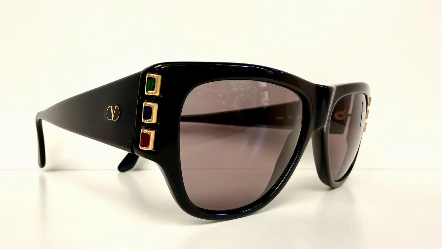 Valentino 90s vintage sunglasses - black square frames