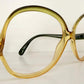 Vintage 70s XL glasses - Optyl 3502 green and yellow frames