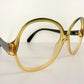 Vintage 70s XL glasses - Optyl 3502 green and yellow frames