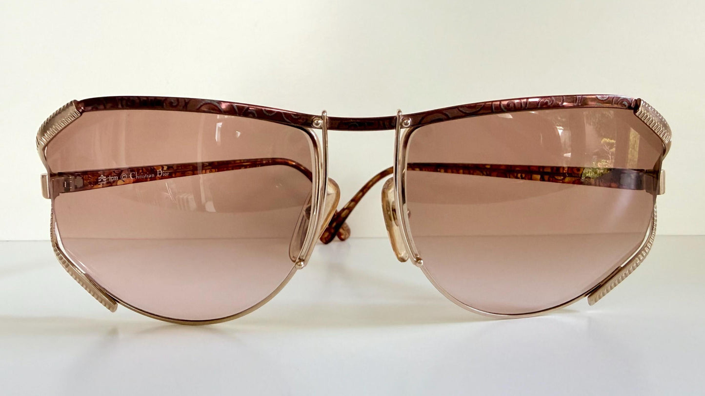 Christian Dior 80s vintage sunglasses - XL rectangular frame