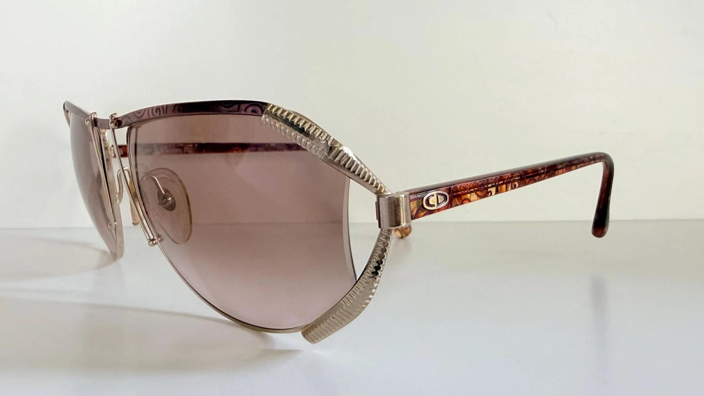 Christian Dior 80s vintage sunglasses - XL rectangular frame