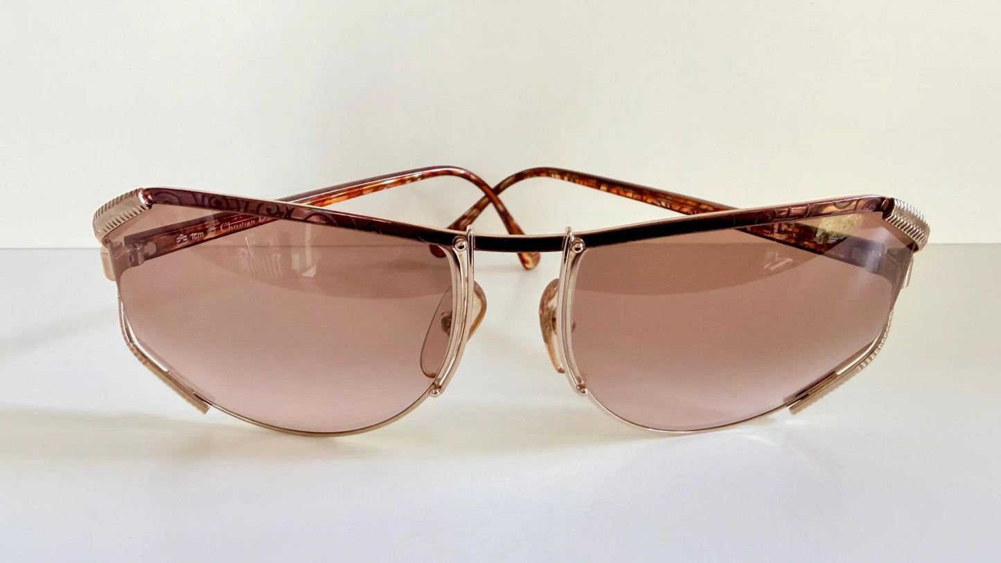 Christian Dior 80s vintage sunglasses - XL rectangular frame