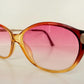 Sunglasses Christian Dior vintage 80s - 2430 pink and gold frame