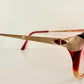 Sunglasses Christian Dior vintage 80s - 2430 pink and gold frame