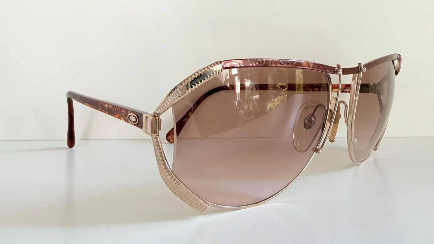 Christian Dior 80s vintage sunglasses - XL rectangular frame