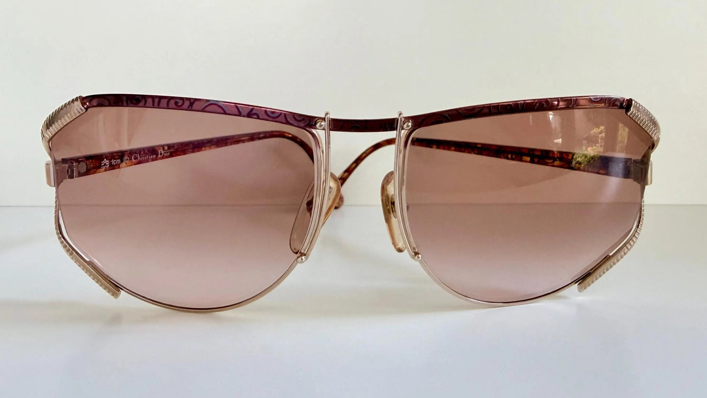 Christian Dior 80s vintage sunglasses - XL rectangular frame