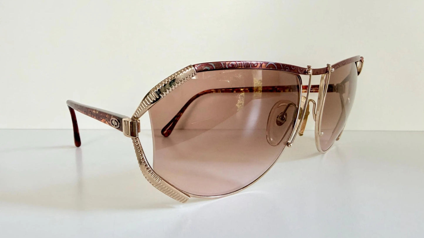 Christian Dior 80s vintage sunglasses - XL rectangular frame