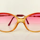 Sunglasses Christian Dior vintage 80s - 2430 pink and gold frame
