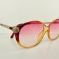 Sunglasses Christian Dior vintage 80s - 2430 pink and gold frame