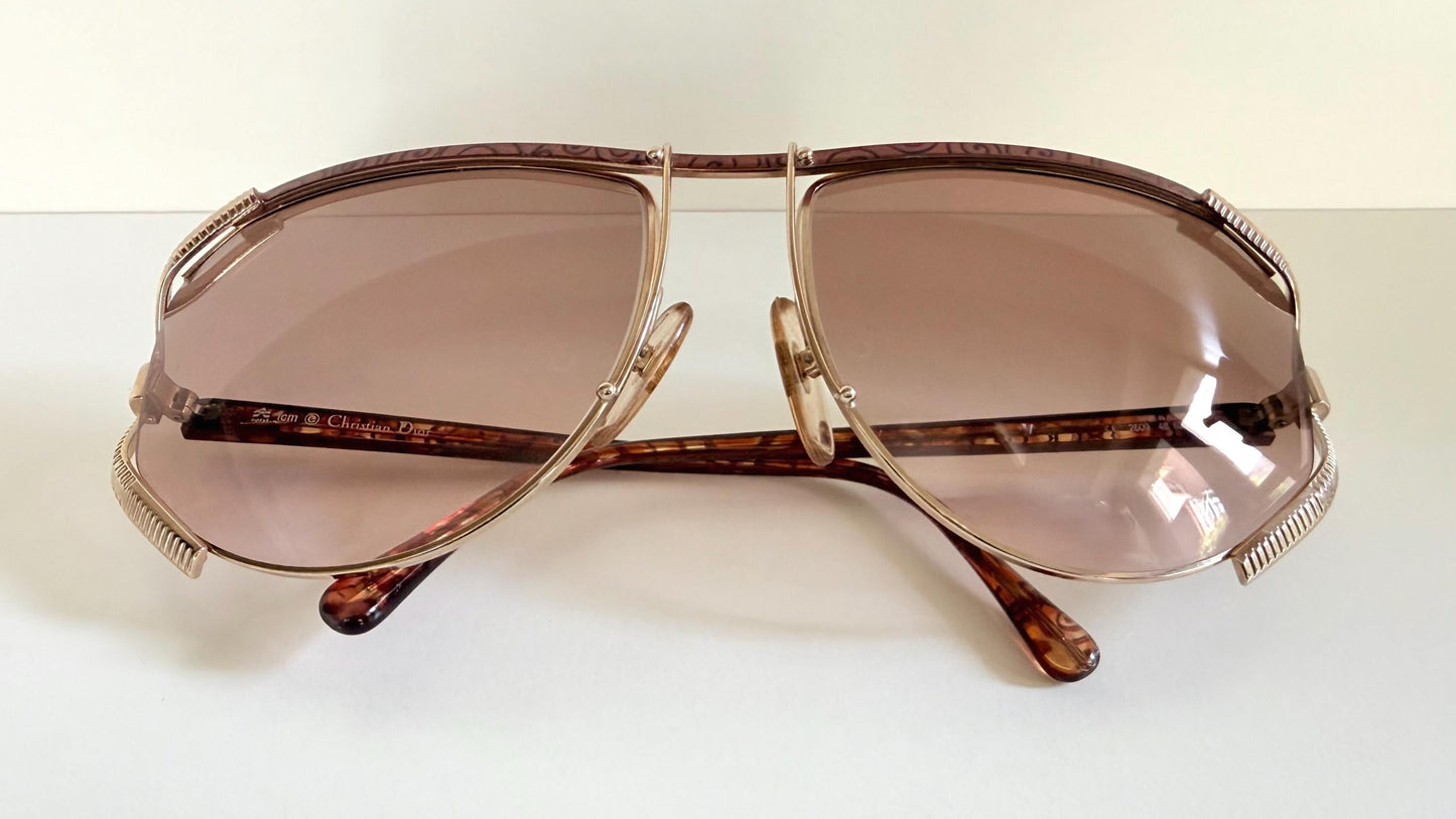 Christian Dior 80s vintage sunglasses - XL rectangular frame