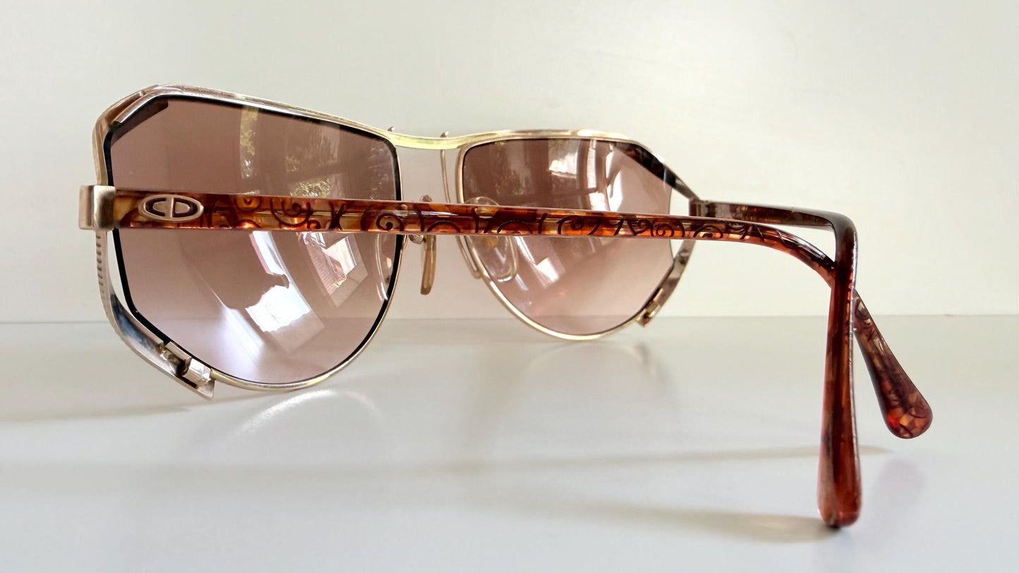 Christian Dior 80s vintage sunglasses - XL rectangular frame