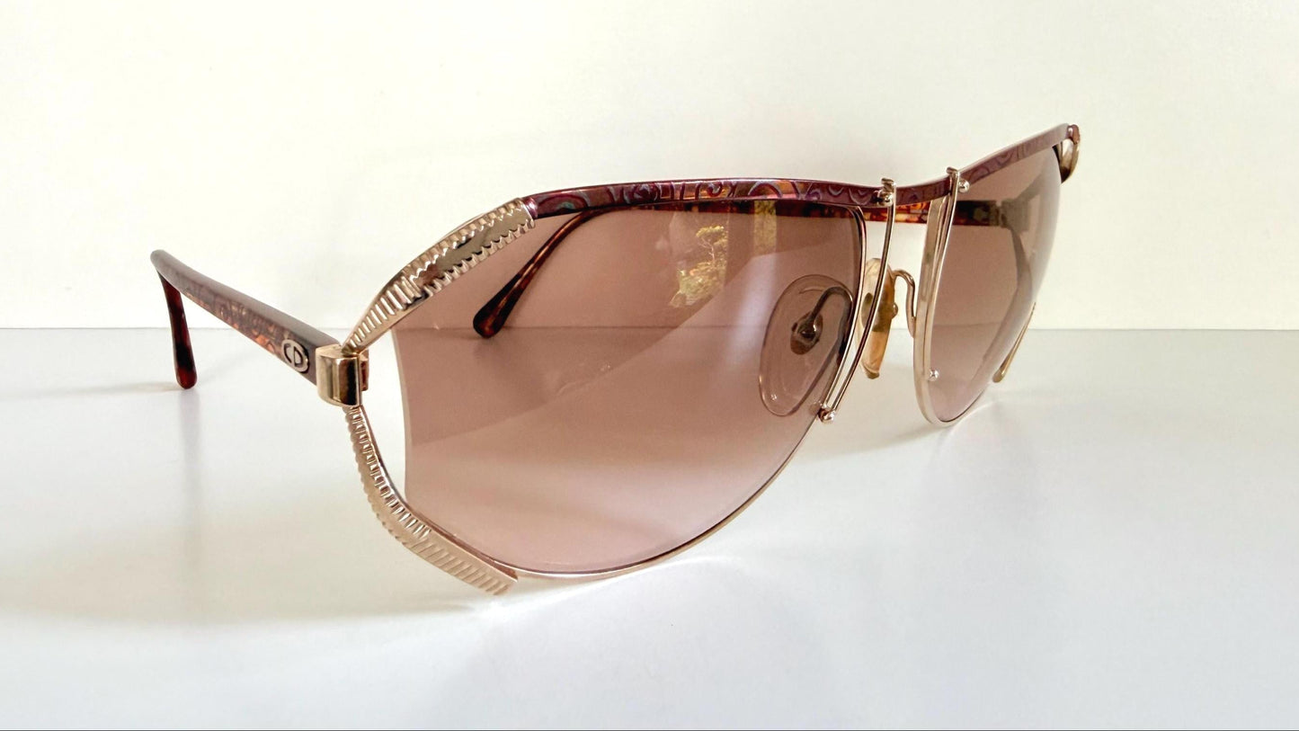 Christian Dior 80s vintage sunglasses - XL rectangular frame