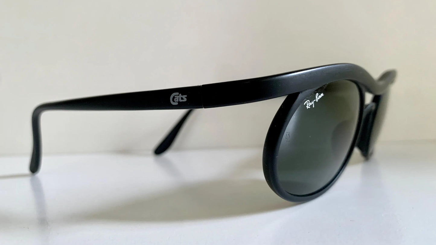 Ray Ban B&L USA 90s vintage sunglasses -  Cats Predator Series matte black frame
