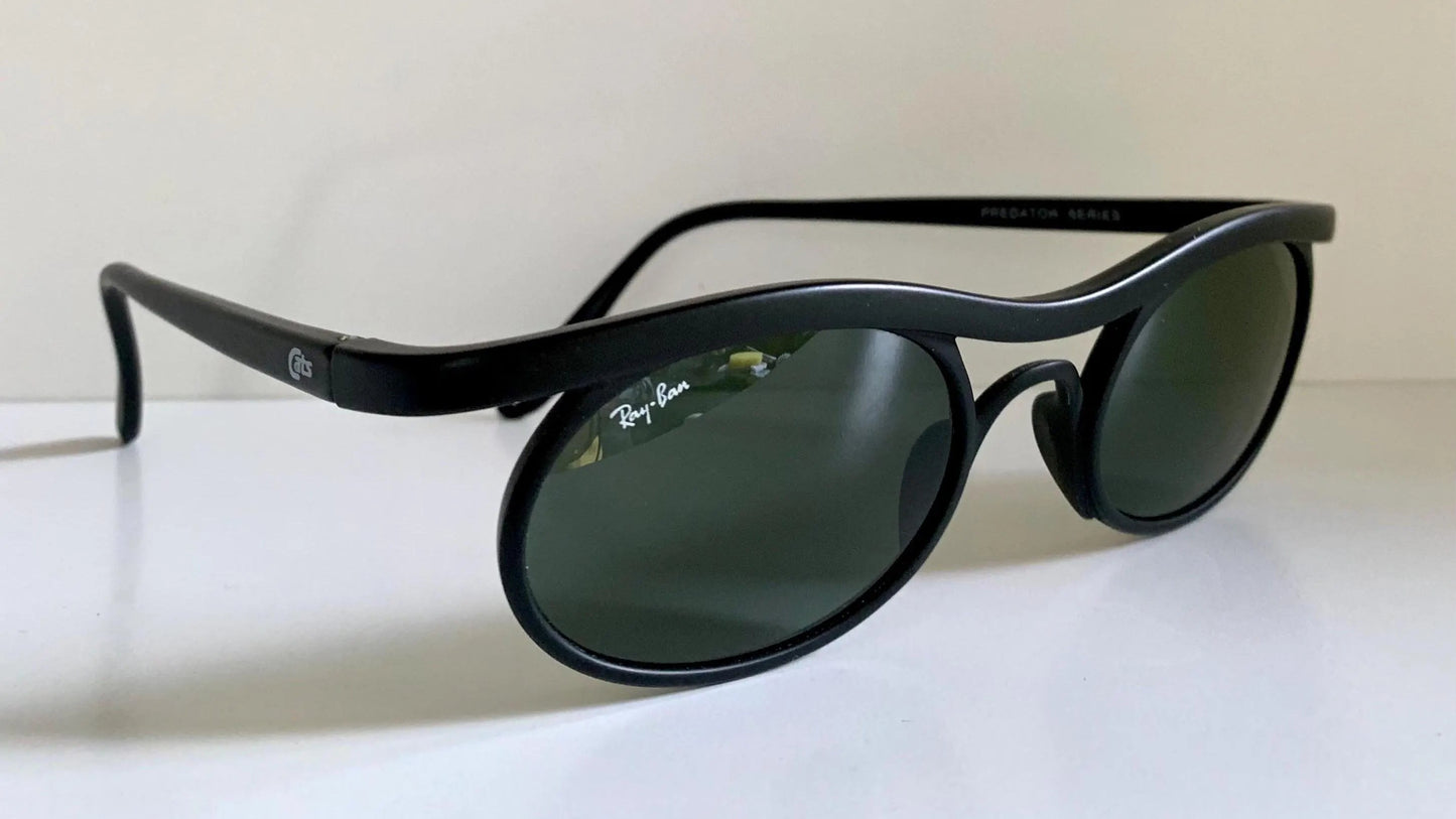 Ray Ban B&L USA 90s vintage sunglasses -  Cats Predator Series matte black frame