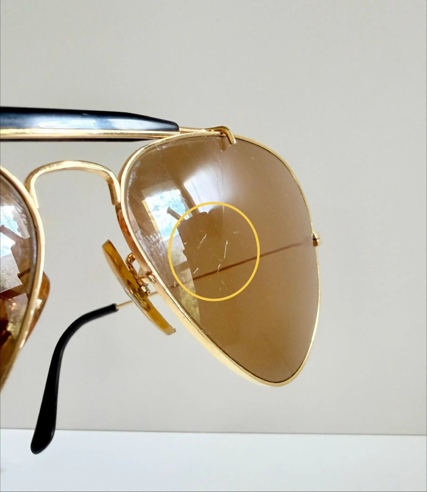 Vintage Ray-Ban B&L USA Chromax Aviator Sunglasses: Outdoorsman 58mm W1663