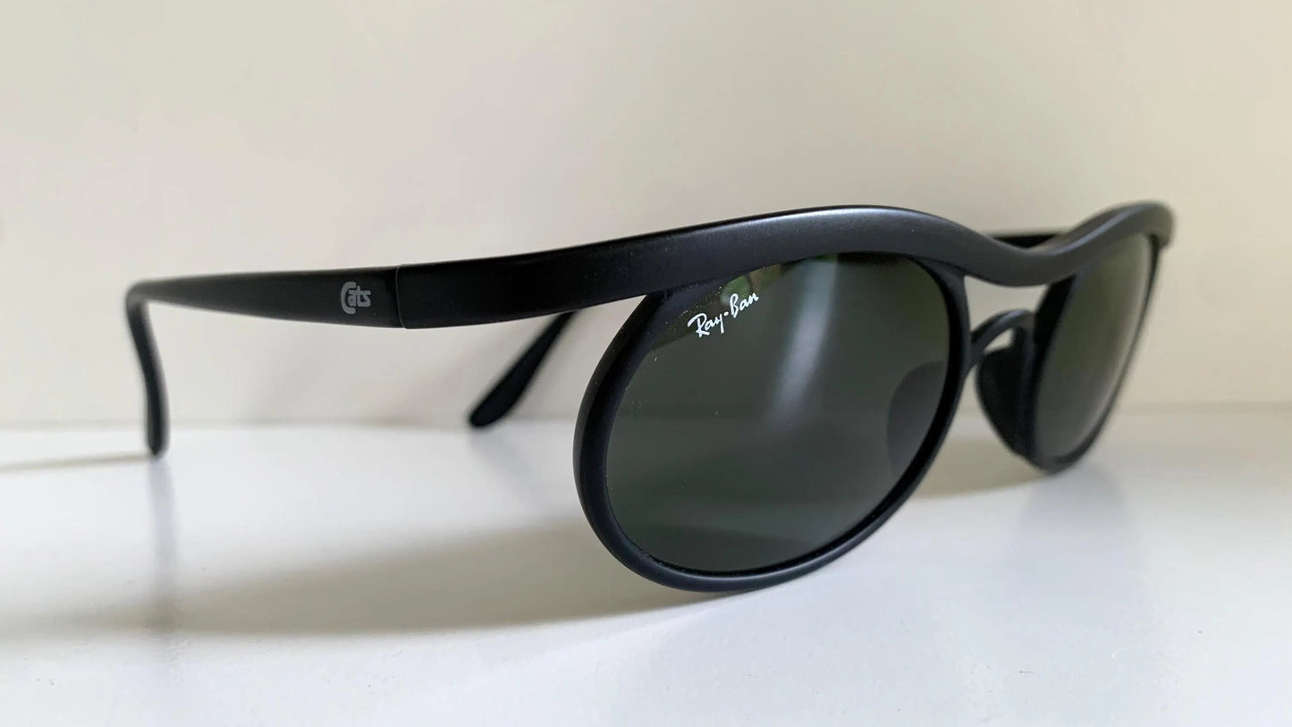 Ray Ban B&L USA 90s vintage sunglasses -  Cats Predator Series matte black frame