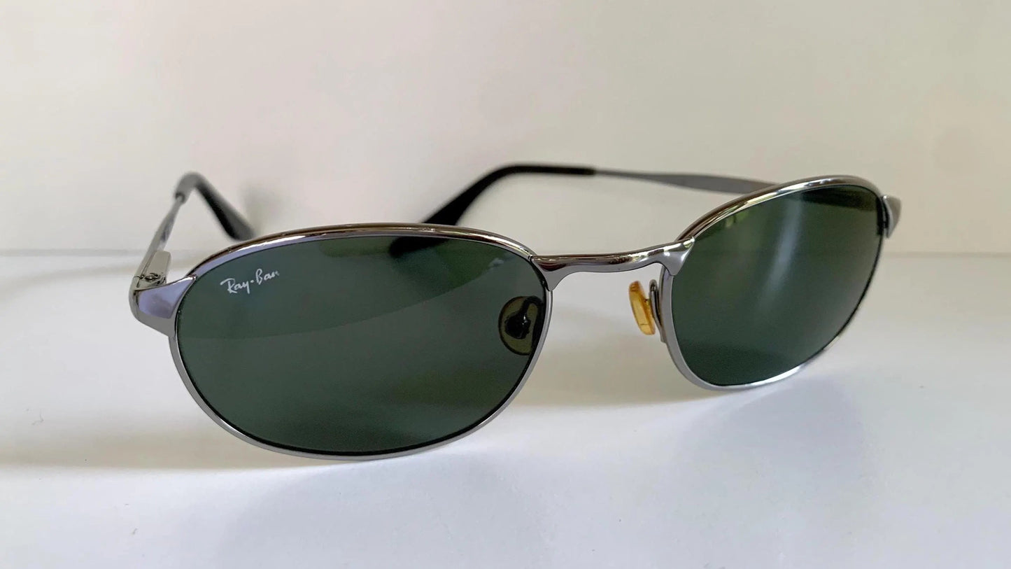 Ray Ban B&L USA vintage sunglasses - 90s W2841 Highstreet silver frames