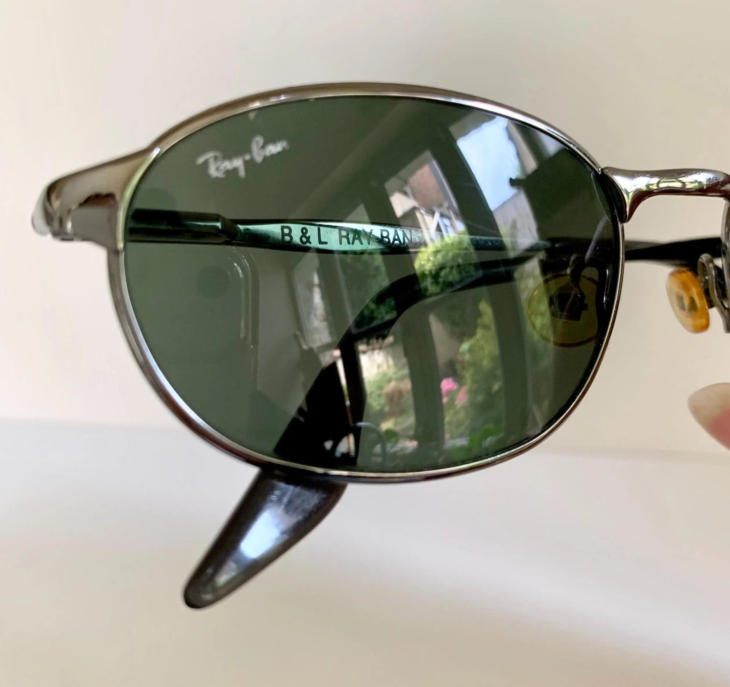 Ray Ban B&L USA vintage sunglasses - 90s W2841 Highstreet silver frames