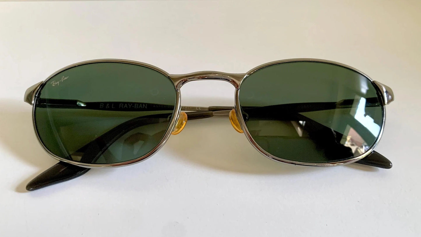 Ray Ban B&L USA vintage sunglasses - 90s W2841 Highstreet silver frames