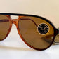 Ray Ban B&L USA vintage sunglasses - 62mm Traditionals STYLE A  Aviators brown frame
