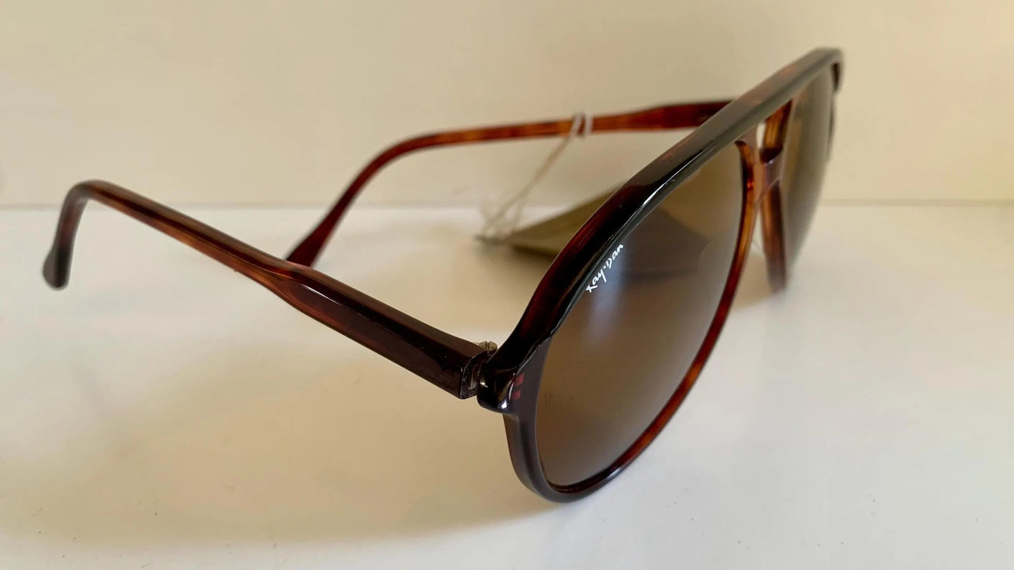 Ray Ban B&L USA vintage sunglasses - 62mm Traditionals STYLE A  Aviators brown frame
