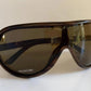 Valentino 90s vintage sunglasses - XL mask style aviator frames - small faces