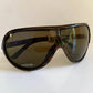Valentino 90s vintage sunglasses - XL mask style aviator frames - small faces