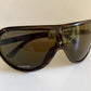 Valentino 90s vintage sunglasses - XL mask style aviator frames - small faces