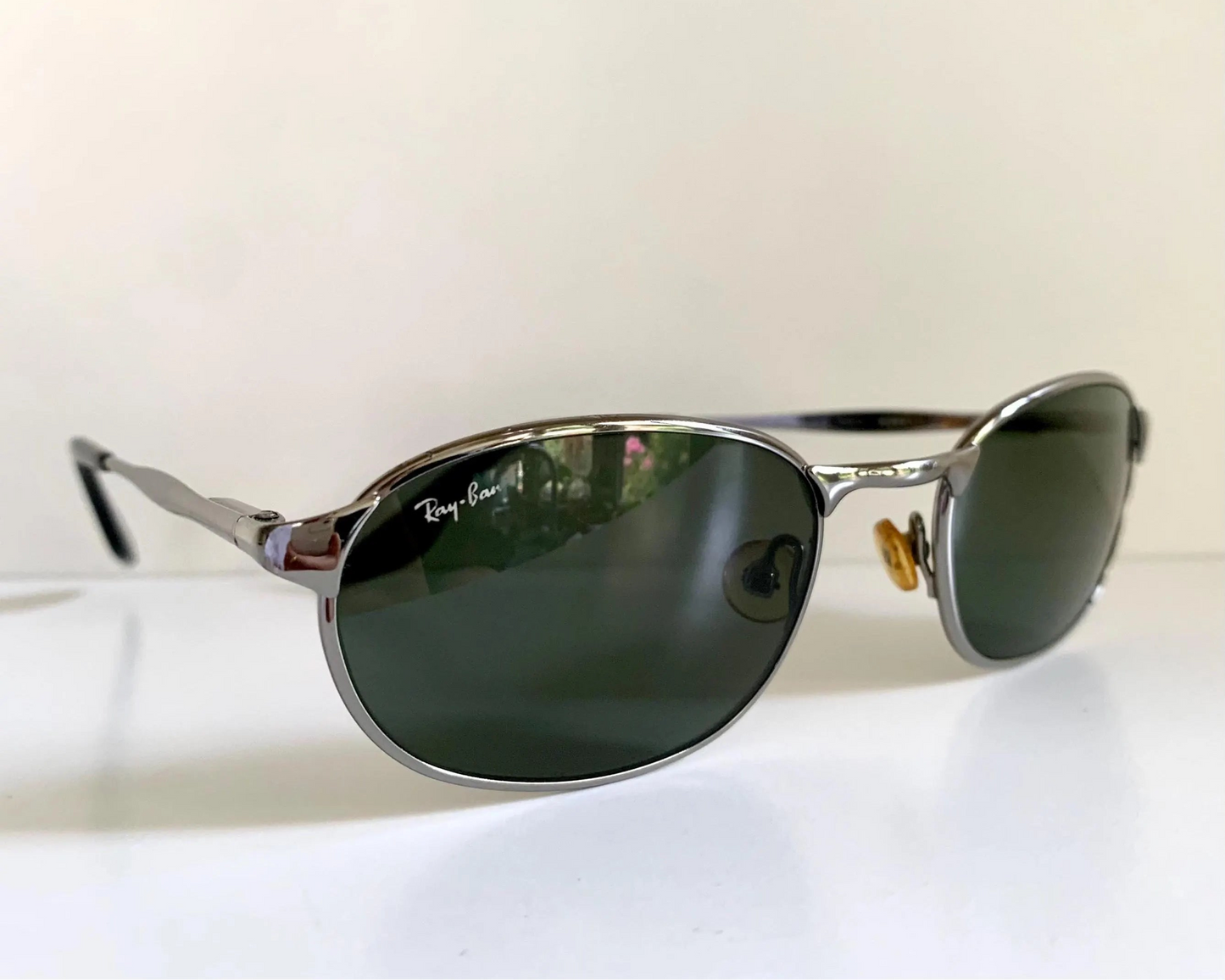 Ray Ban B&L USA vintage sunglasses - 90s W2841 Highstreet silver frames