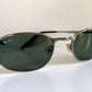 Ray Ban B&L USA vintage sunglasses - 90s W2841 Highstreet silver frames