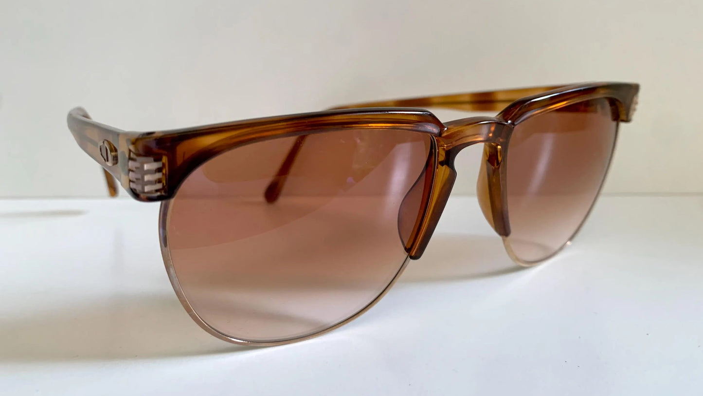 Christian Dior Monsieur Vintage Sunglasses - 2393 80s gold and carey 80s frames