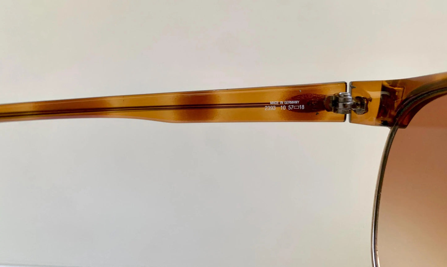 Christian Dior Monsieur Vintage Sunglasses - 2393 80s gold and carey 80s frames