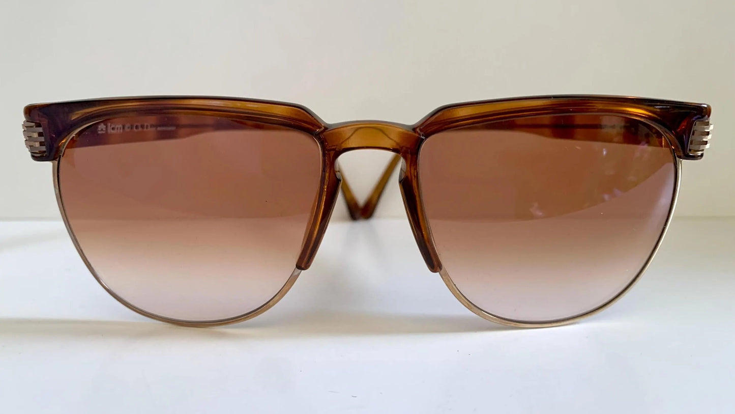 Christian Dior Monsieur Vintage Sunglasses - 2393 80s gold and carey 80s frames