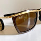 Vintage Ray Ban USA B&L Olympian II 80s Sunglasses – Gold Brown Frame, NewOldStock
