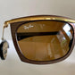 Vintage Ray Ban USA B&L Olympian II 80s Sunglasses – Gold Brown Frame, NewOldStock