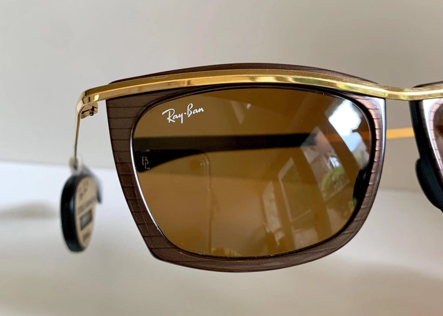 Vintage Ray Ban USA B&L Olympian II 80s Sunglasses – Gold Brown Frame, NewOldStock