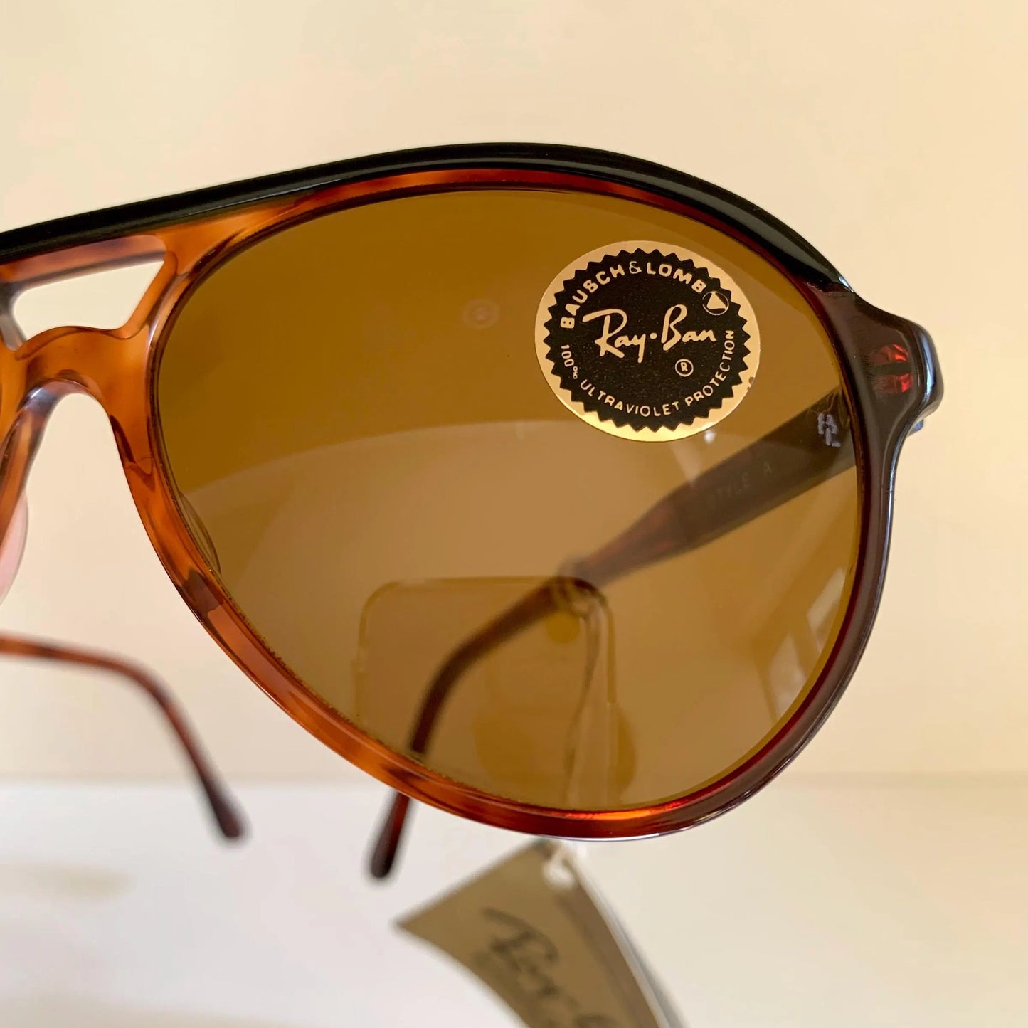Ray Ban B&L USA vintage sunglasses - 62mm Traditionals STYLE A  Aviators brown frame