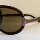Valentino 90s vintage sunglasses - XL mask style aviator frames - small faces