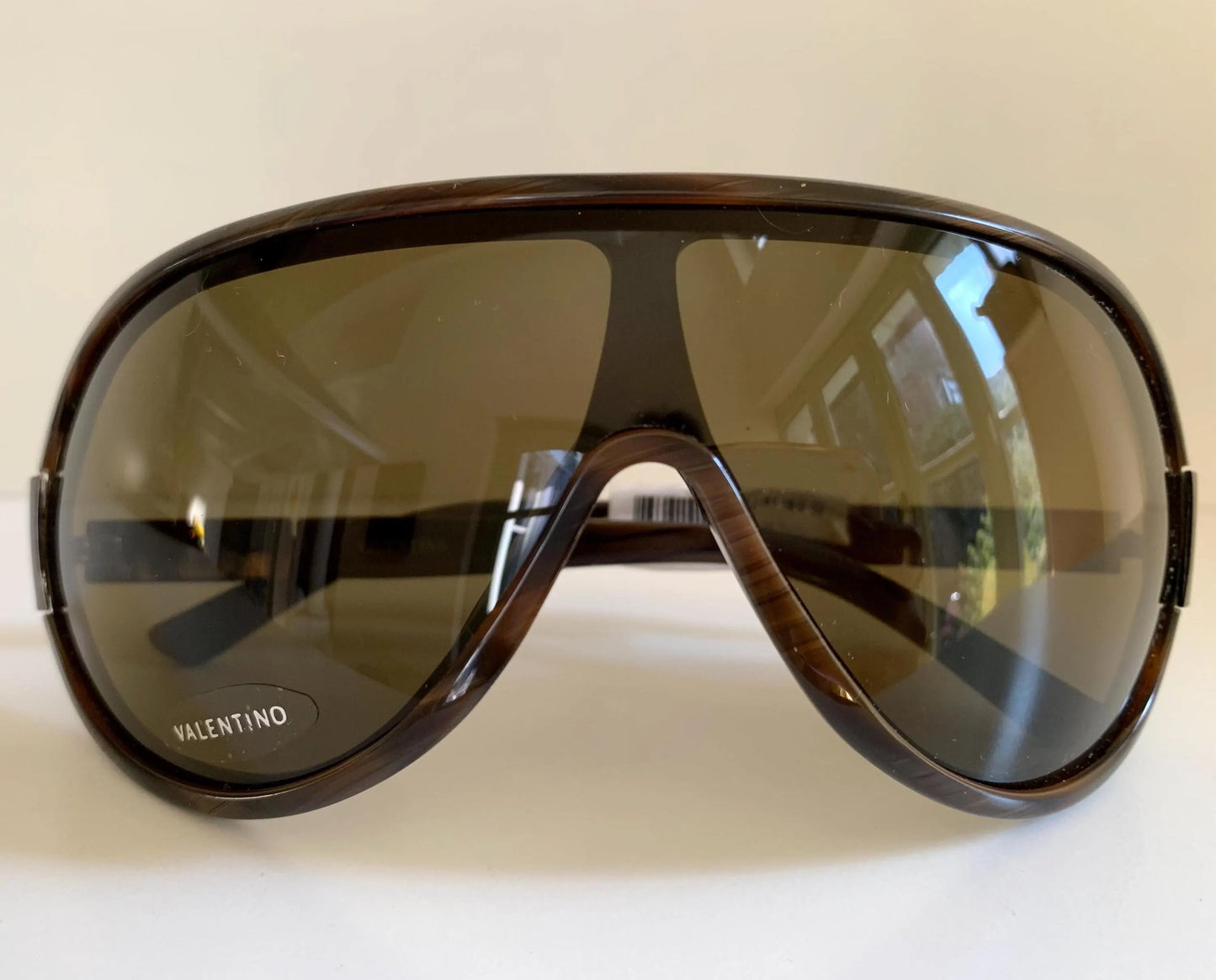 Valentino 90s vintage sunglasses - XL mask style aviator frames - small faces