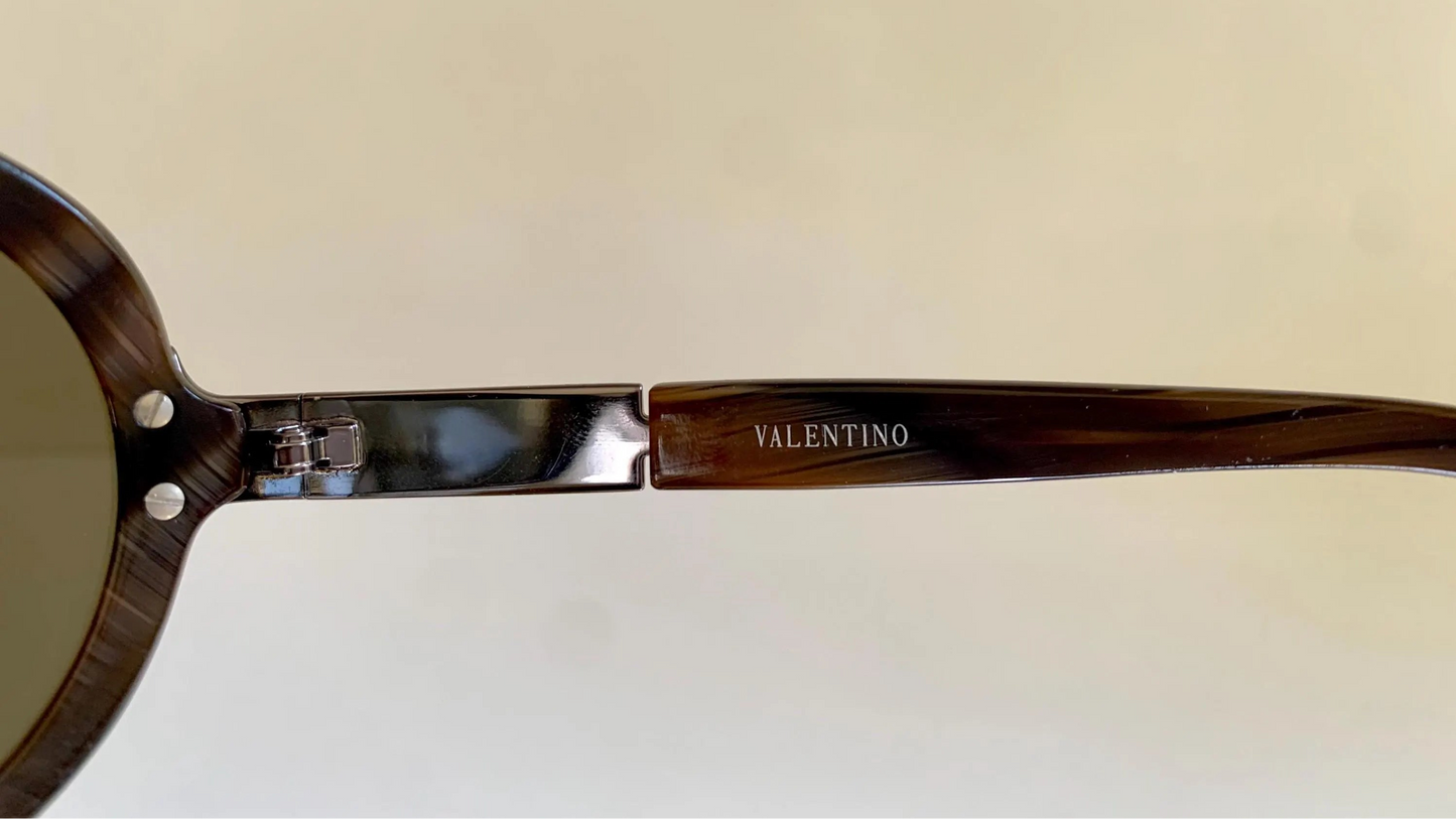 Valentino 90s vintage sunglasses - XL mask style aviator frames - small faces