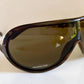 Valentino 90s vintage sunglasses - XL mask style aviator frames - small faces