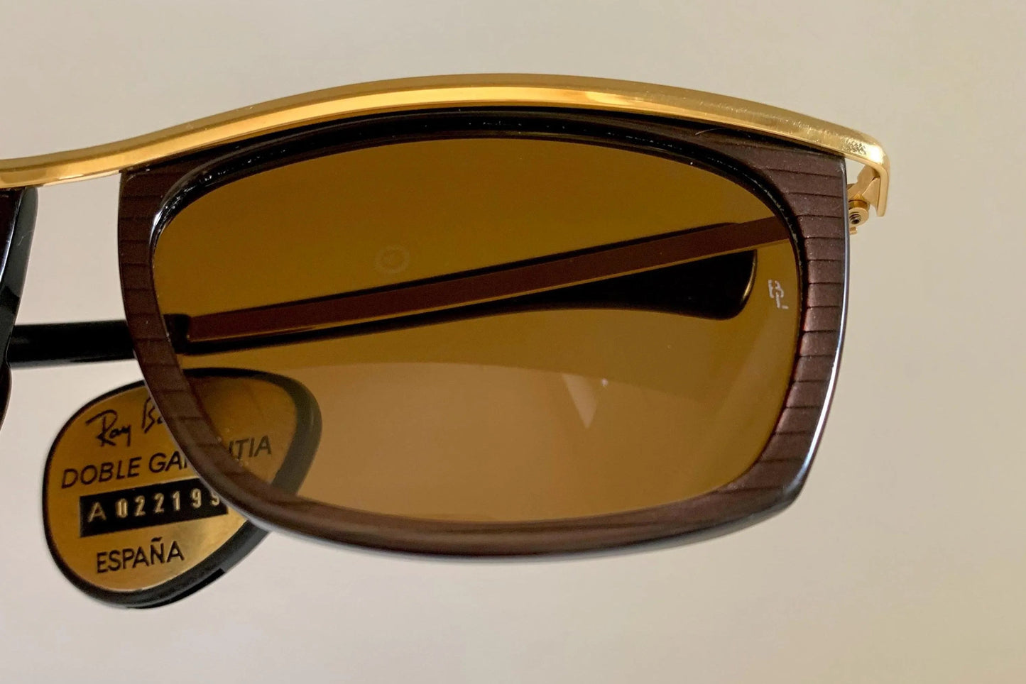 Vintage Ray Ban USA B&L Olympian II 80s Sunglasses – Gold Brown Frame, NewOldStock