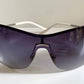 Gucci 90s vintage sunglasses - brown wrap frame with GG logos