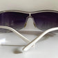 Gucci 90s vintage sunglasses - brown wrap frame with GG logos