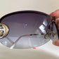 Gucci 90s vintage sunglasses - brown wrap frame with GG logos