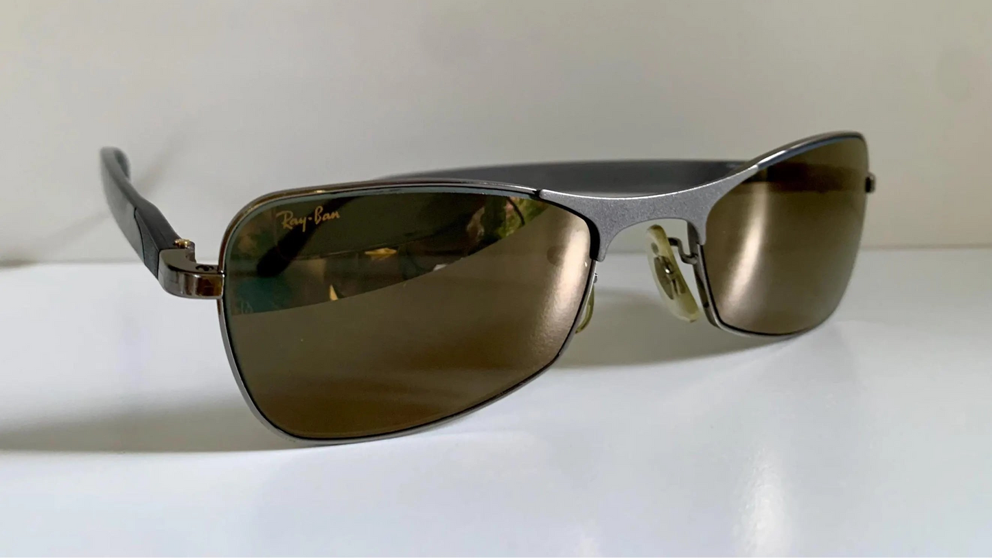 Ray Ban B&L  USA vintage sunglasses - Sidestreet Curb mirrored lenses
