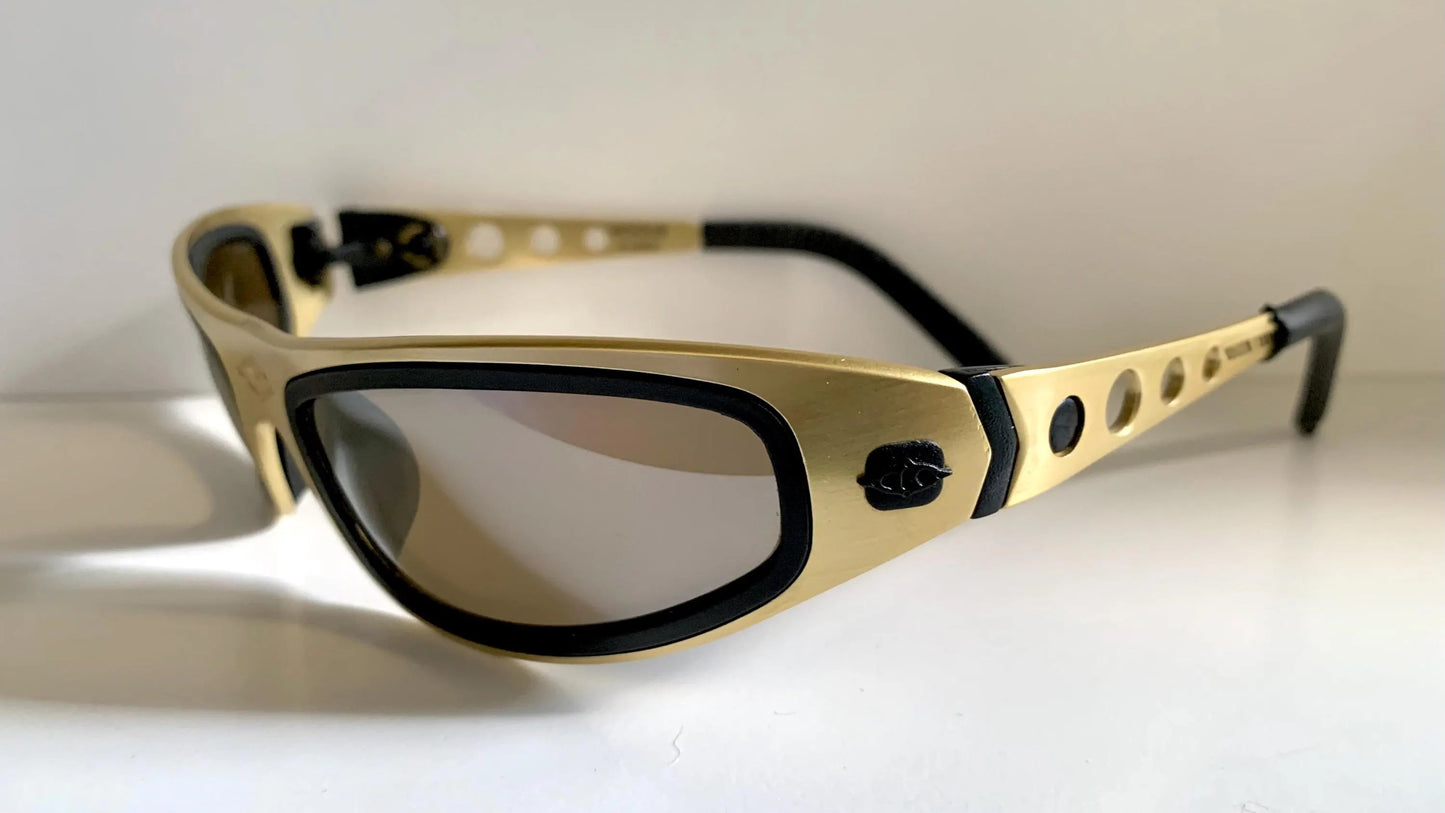 Killer Loop vintage 90s sunglasses - Vicious K0302 silver and black metal  frame